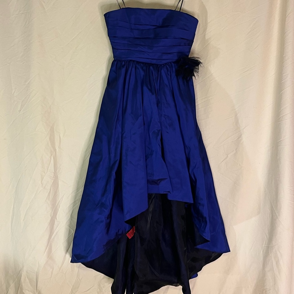 Group JS Royal blue formal high low